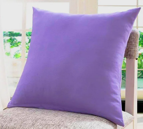 Vista 17 de Lujosa funda de almohada de algodón egipcio, 2 piezas, patrón sólido, 400 hilos (12 x 12 pulgadas, beige)