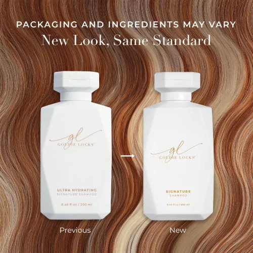 Vista 2 de Goldie Locks Champú ultra hidratante – Fórmula hidratante sin sulfato – Mantiene la textura y el brillo – Seguro para extensiones y cabello teñido