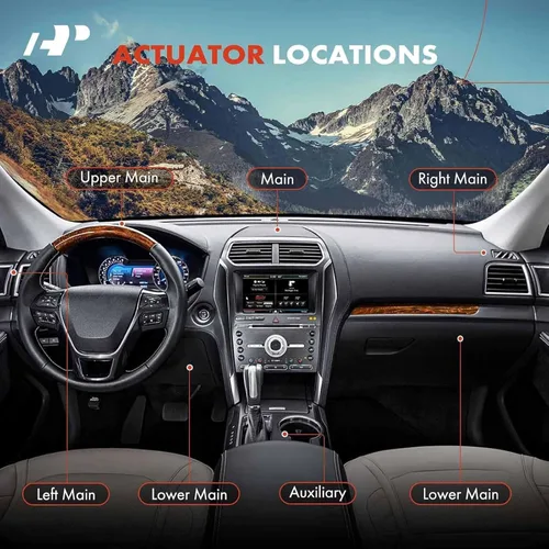 Vista 3 de A-Premium Actuador de puerta de mezcla de calentador HVAC compatible con Ford Explorer 2002-2010, Expedition 2003-2006, Explorer Sport Trac