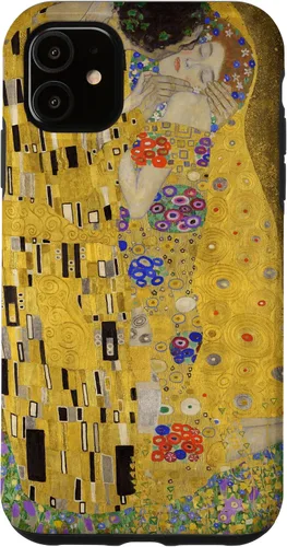 Vista 8 de Gustav Klimt's The Kiss Famous Painting Case for iPhone 17