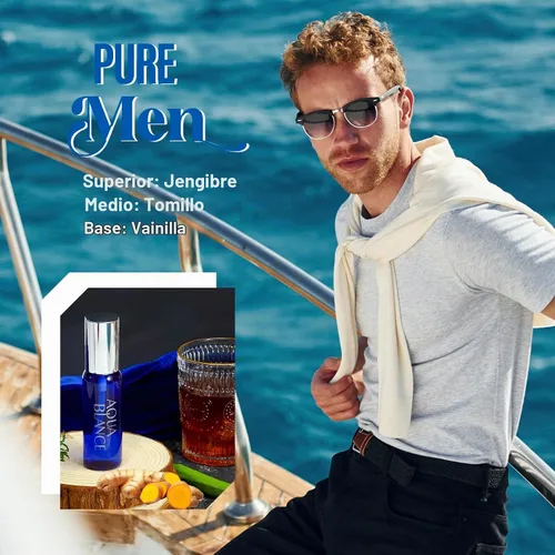 Vista 2 de AQUA BLANCE Spray Corporal Para Hombres, 2.1 Fl Oz/60 ML, Set de 3 Piezas de Tamaño de Viaje