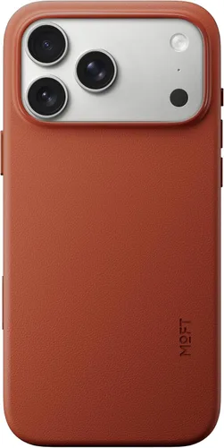 Vista 14 de MOFT Snap Case MOVAS™ para iPhone 16 Pro Max, compatible con MagSafe, funda magnética de cuero vegano premium con sensación suave, color duradero