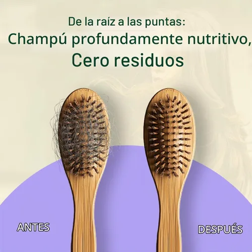Vista 7 de Jabón para el cabello con efecto barra de champú sólido y acondicionador, barras de champú 100% orgánicas para cabello con todos los aceites