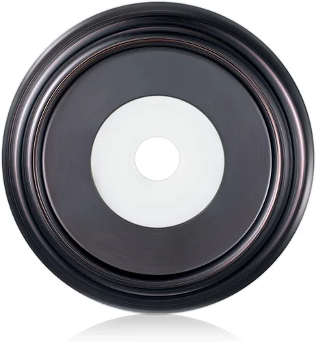 Vista 9 de Enhon - Anillo de cubierta de metal para bañera con junta de espuma, níquel cepillado