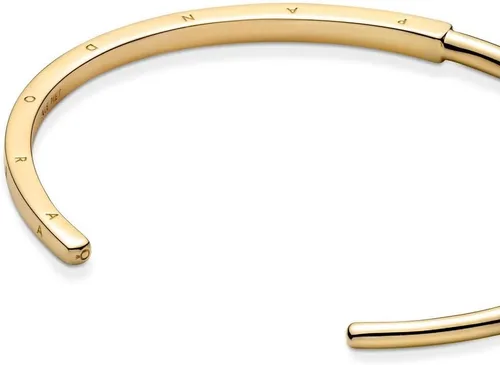 Vista 4 de PANDORA Pulsera Pandora Signature I-D, colección Pandora Shine, tamaño: 6.3 in, 6.3 in - 569493C00-1, Metal precioso., No es una piedra preciosa
