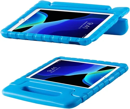 Vista 5 de i-Blason Kido - Funda para iPad de 8ª/7ª generación, iPad 10.2 2020/2019, ligera, súper protectora, a prueba de golpes, con soporte convertible Azul