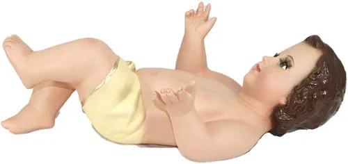 Vista 3 de A&C Wedding inc. Estatua del Niño Jesús. Figura de Niño Dios. (8 cm)