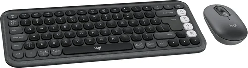 Vista 16 de Logitech POP ICON Keys Teclado Bluetooth inalámbrico, escritura cómoda, teclas programables, fácil de cambiar entre hasta 3 dispositivos