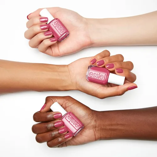 Vista 3 de essie Esmalte de uñas, esmalte de uñas rosa calidad de salón, vegano, sun-renity, 0.46 onzas líquidas