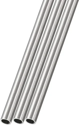 Vista 19 de METALLIXITY Tubo de acero inoxidable 304 (0.079 in de diámetro x 0.006 in de pared T x 9.843 in de largo), 3 piezas, tubo recto - para muebles