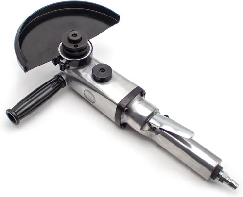 Vista 5 de Amoladora angular neumática de 7 pulgadas Pulidora de lijadora de aire Pulidora de viento Máquina pulidora 180MM 6500RPM