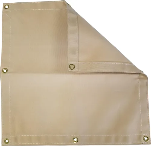 Vista 5 de Lona de poliéster Black Workhorse de 4 pies x 5 pies - 14.5 Oz.