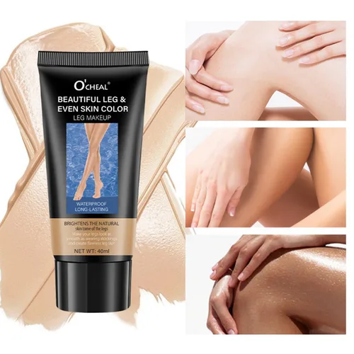 Vista 7 de Maquillaje de piernas impermeable sin transferencia, maquillaje para venas varicosas, cicatriz corporal para cubrir tatuajes, 2 piezas