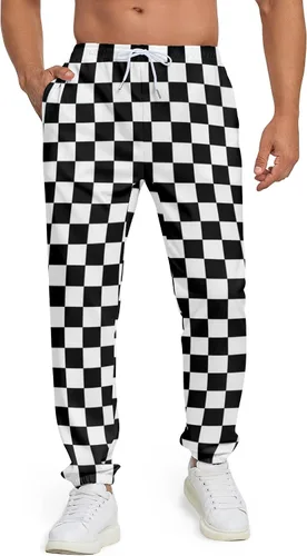 Vista 8 de Sweatpants for Men 3D Printed Pants Joggers Pant Drawstring Sports Pants with 2 Side Pockets Estilo 1