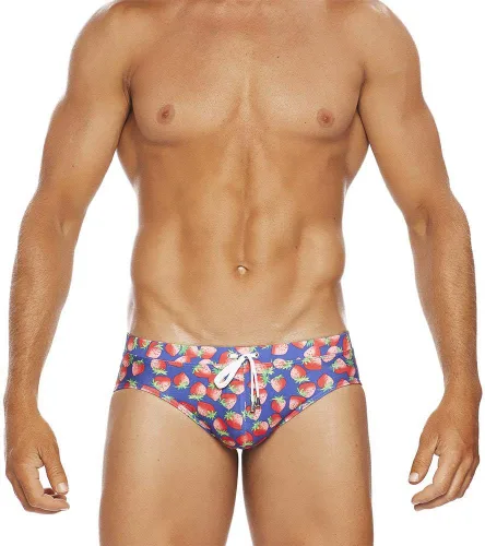 Vista 2 de UXH Traje de baño para hombre Briefs acolchado traje de baño masculino sexy natación bikini tabla playa surf natación troncos