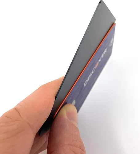 Vista 7 de Tarjeta metálica con mensaje personalizado grabado en ambos lados, aniversario para hombres y mujeres, insertos de billetera grabados, nota de amor