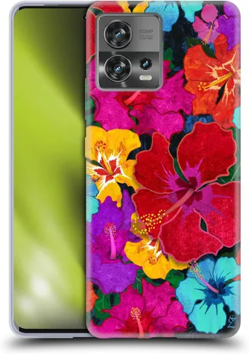 Vista 12 de Head Case Designs Officially Licensed Suzan Lind Carnival Colours & Patterns Soft Gel Case Compatible with Motorola Moto Edge 30 Fusion