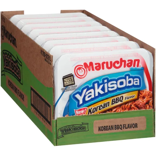 Vista 11 de Maruchan Yakisoba - Sabor a queso cheddar, 3.96 onzas, paquete de 8, (4178990766)