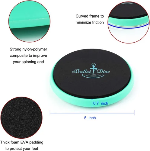 Vista 3 de Turn Board for Dancers, Ballet Turning Board, Turning Boards for Dancers, Spinning Boards for Pirouette, Turns and Balance, Spinner Boards for