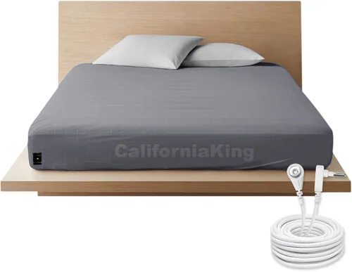 Vista 12 de Grounding Sheets - Sábana bajera ajustable de bolsillo profundo, 90% algodón, 10% fibra plateada, sábanas conectadas a tierra
