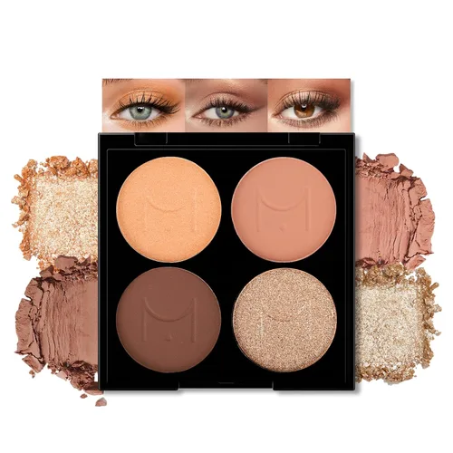 Vista 35 de Erinde Paleta de maquillaje de sombra de ojos de 9 colores con purpurina y lavanda brillante y mate, violeta, malva, púrpura oscura, plateado
