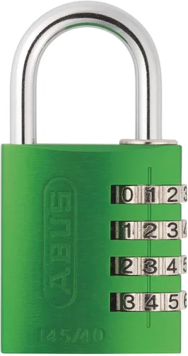 Vista 10 de ABUS 145/20 Pequeña Cerradura de Combinación No-TSA para Equipaje, Mochila, Reajustable, Negro