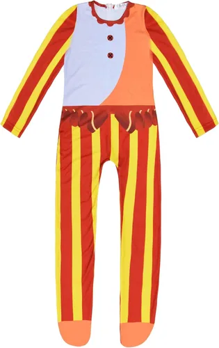 Vista 4 de wrigcddy Disfraz de oso de Halloween para niños, disfraz de cosplay con máscara de monstruo