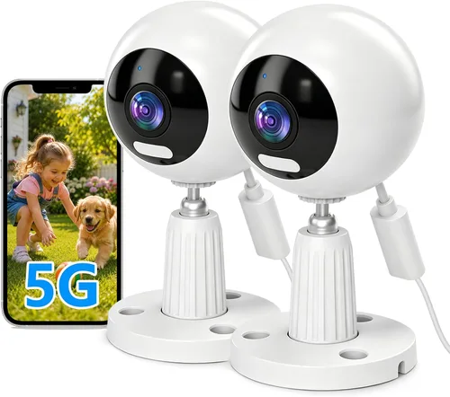 Vista 10 de Cámaras de 3MP para seguridad del hogar-exterior/interior, 5G/2.4G WiFi