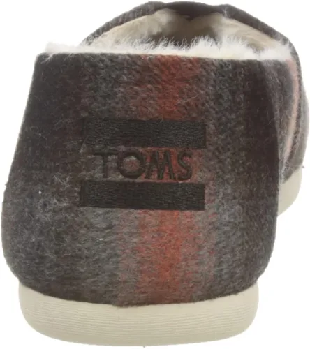 Vista 3 de TOMS Hombres Alpargata Slip On Zapatos Casual - Negro