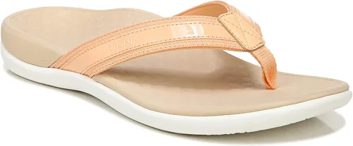 Vista 22 de Vionic sandalias tipo flats para mujer Cuero Camo Negro