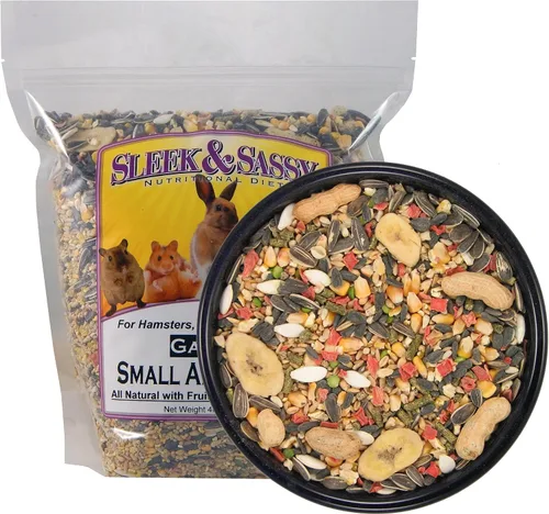 Vista 4 de SLEEK & SASSY Alimento para animales pequeños domésticos para hámsters, jerbos, ratones y ratas (2 libras)