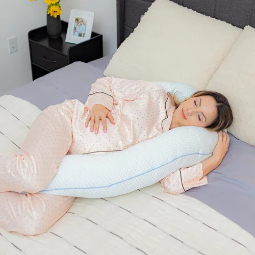 Vista 8 de Contour Almohada corporal Swan con funda de almohada Cool XL, como se ve en la televisión
