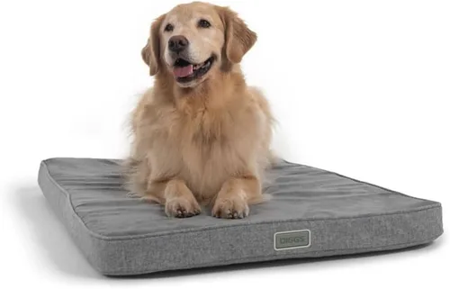 Vista 9 de Diggs Snooz - Cama para perros de espuma viscoelástica, almohadilla para jaula de perro de tamaño ideal, cama ortopédica de alta calidad para jaula