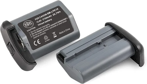 Vista 2 de BM Premium Paquete de 4 baterías LP-E19 de alta capacidad y cargador para cámaras Canon EOS R3, EOS 1D X Mark III, EOS 1D X Mark II, EOS 1DX, EOS