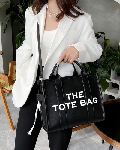 Vista 5 de NEGBIU The Tote Bag para mujer, bolso de mano de piel sintética, bolso cruzado o asa para el trabajo, la escuela (10.6 x 13 x 6.3 pulgadas)
