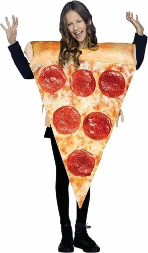 Vista 2 de Fun World Li'l Pizza Slice - Disfraz para niño, multicolor, hasta la talla 4T