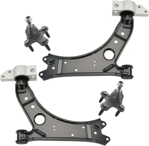 Vista 77 de TRQ Brazo de control superior e inferior del lado del conductor y del pasajero con juego de rótulas compatible con Chevrolet GMC 89-02