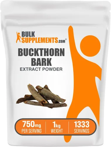 Vista 7 de BulkSupplements. com Extracto de corteza de espino cerval en polvo, extracto de espino cerval de aliso, extracto brillante de espino amarillo