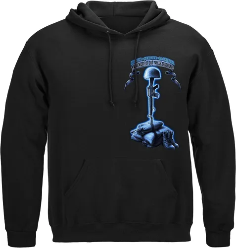 Vista 2 de Never Forget Fallen Soldier - Sudadera con capucha MM110SW