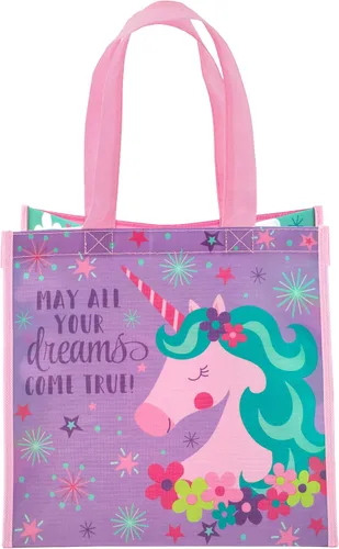 Vista 15 de Stephen Joseph, Bolsa de regalo reciclada mediana con asas, niños, reutilizable, bolsa de regalo de fiesta de cumpleaños, bolsa de compras, abeja