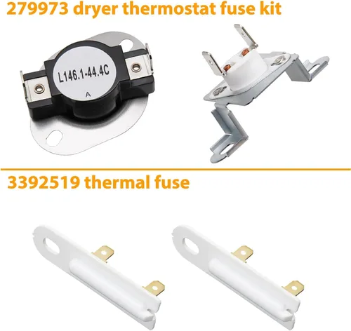 Vista 7 de WED5100HW2 WED5100HW3 WED5100HW1 Kit de elemento calefactor para secadora
