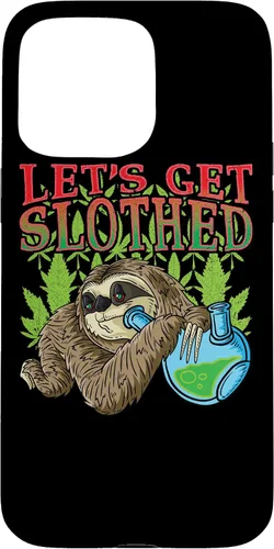 Vista 31 de Sloth Smokes Grass Shirt Marihuana Sloth Cannabis Stoner Case para iPhone 17