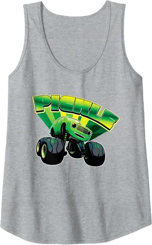 Vista 4 de Blaze and the Monster Machines Camiseta sin mangas Pickle Badge, Negro