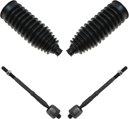 Vista 84 de TRQ Kit de dirección delantera con barra de acoplamiento de fuelle de piñón y cremallera compatible con Toyota Echo 2000-2005