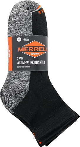 Vista 3 de Merrell Active Work - Calcetines de corte bajo, 3 pares