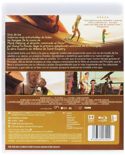 Vista 2 de El Principito - The Little Prince Non-usa Format Pal -Import- Spain