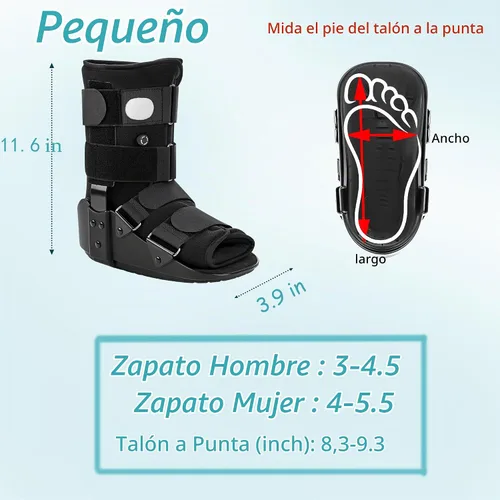 Vista 7 de Medibot Bota ortopédica, para fracturas, para el pie y el tobillo, talla S