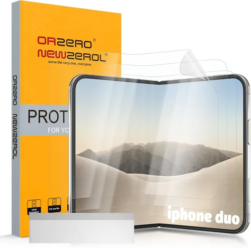 Vista 17 de Orzero (3 juegos de 12 paquetes de protectores de pantalla compatibles con Samsung Galaxy Z Flip 8/Flip 7, protector de pantalla con TPU suave