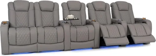 Vista 66 de Seatcraft Virtuoso 365 - Asiento de cine en casa (3 unidades), color ébano