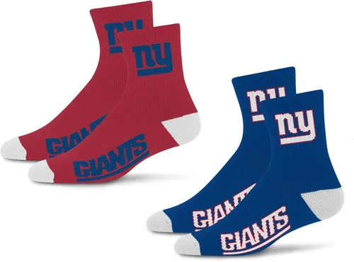 Vista 11 de For Bare Feet Calcetines quarter NFL unisex para adultos